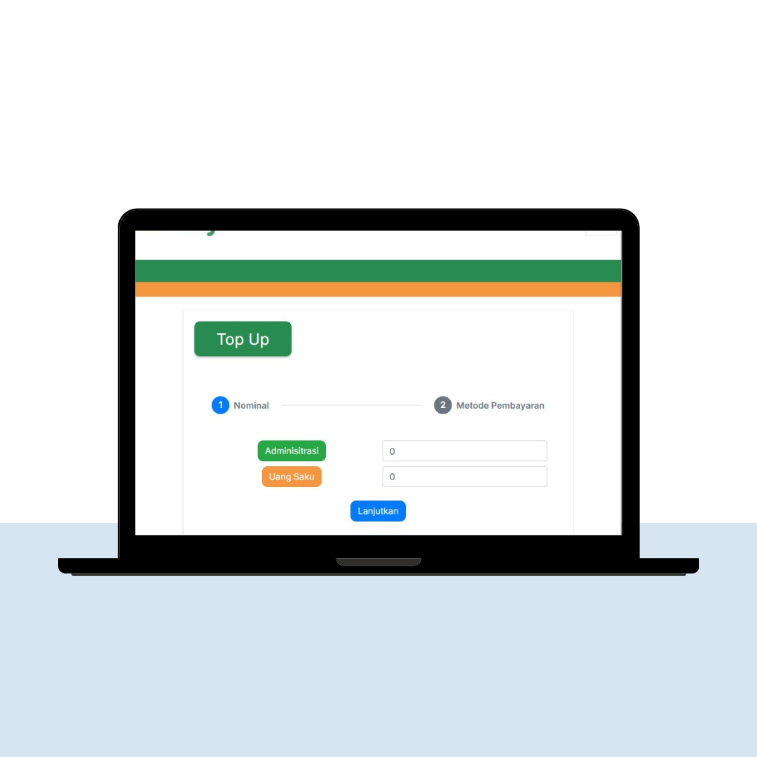 Top Up Saldo Uang Elektronik Santri Utrujah